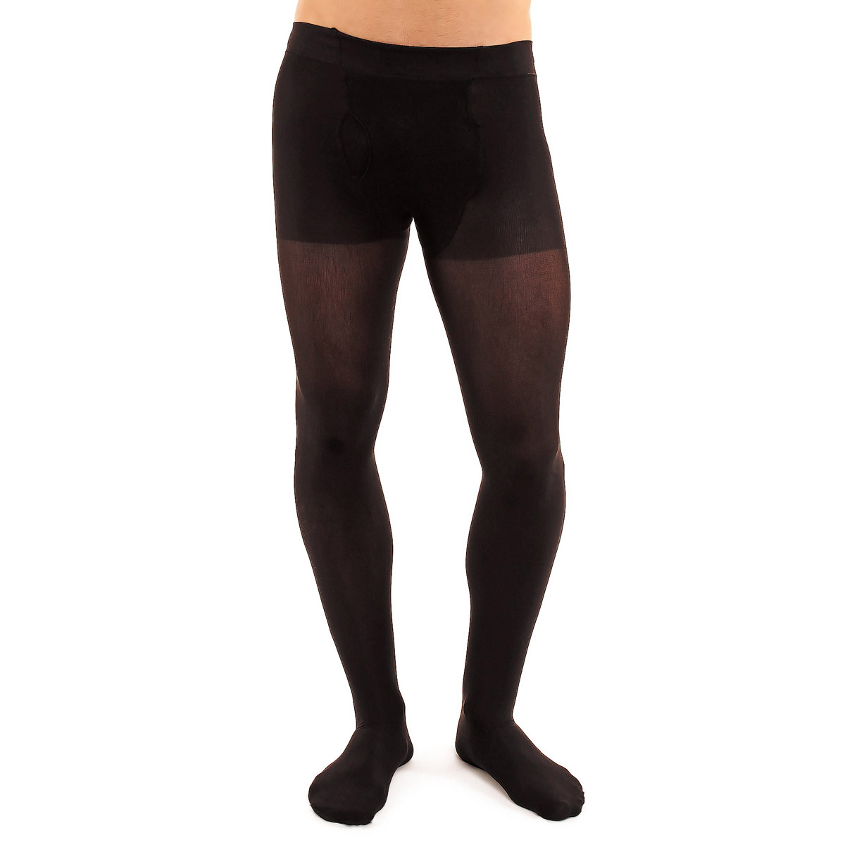 Herrenstrumpfhose Microman 100 Schwarz
